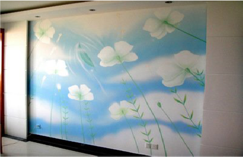 宜兴画墙绘怎么画好白云的蓬松感？