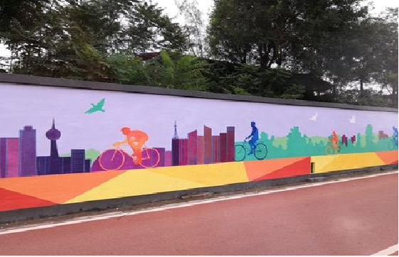 宜兴墙体彩绘-围墙