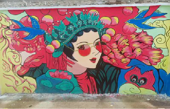 宜兴墙体彩绘-网红墙