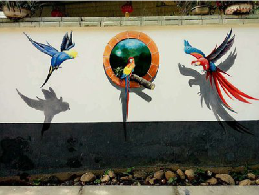 宜兴视觉错位-3D墙绘设计