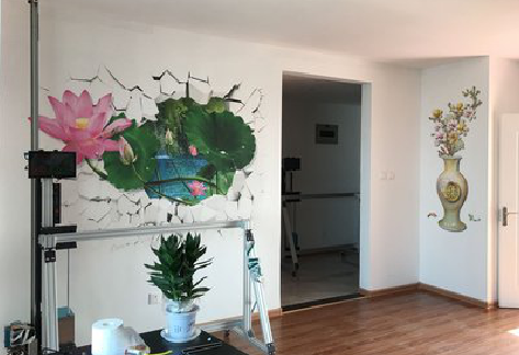 宜兴墙体彩绘相比墙纸的优势。