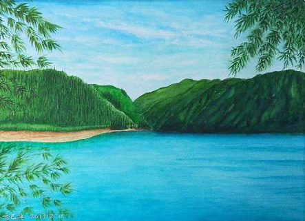 宜兴在墙绘中，如何绘画绿水青山？